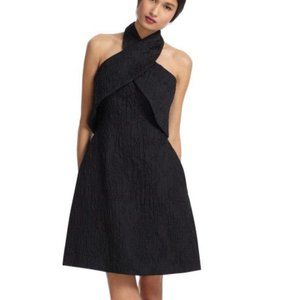 Thakoon Black Cross Halter mini dress New With Tags